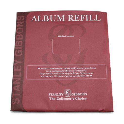 Stanley Gibbons loose leaf albums Devon Transparent Interleaving Per 100