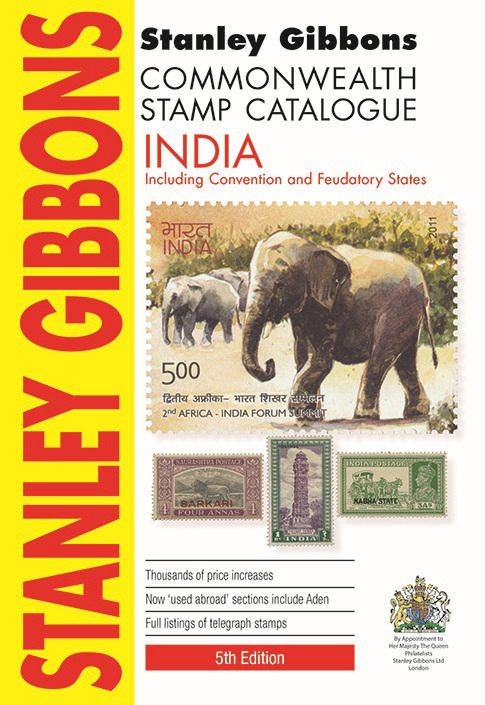 Stanley Gibbons Catalogues India & Indian States Stamp Catalogue 5th Edition