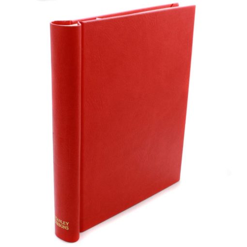 Stanley Gibbons loose leaf albums Senator Standard Binder – Red