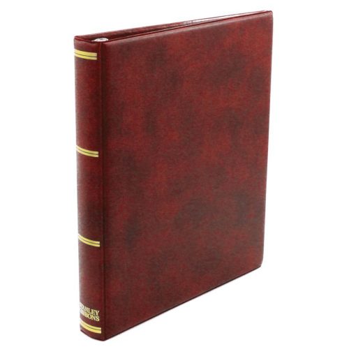 Stanley Gibbons loose leaf albums Universal Booklet Album – Red
