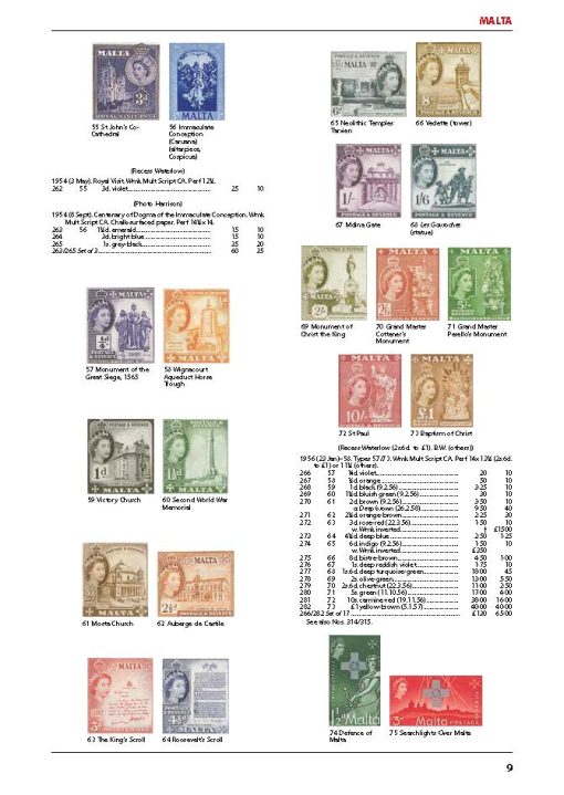 Stanley Gibbons Catalogues Stanley Gibbons Cyprus, Gibraltar & Malta Stamp Catalogue 6th Edition