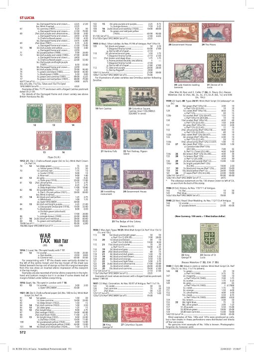 Stanley Gibbons Catalogues STANLEY GIBBONS 2024 Commonwealth & British Empire Stamps Catalogue 1840-1970